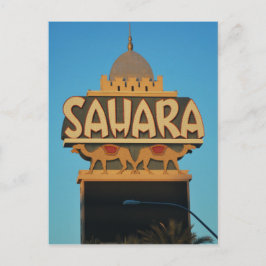 Las Vegas Sahara Casino Sehenswürdigkeit Architekt Postkarte