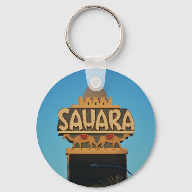 Las Vegas Sahara Casino Sehenswürdigkeit Architekt Schlüsselanhänger (Vorderseite)