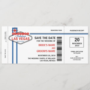 Las Vegas Save the Date Einladungen