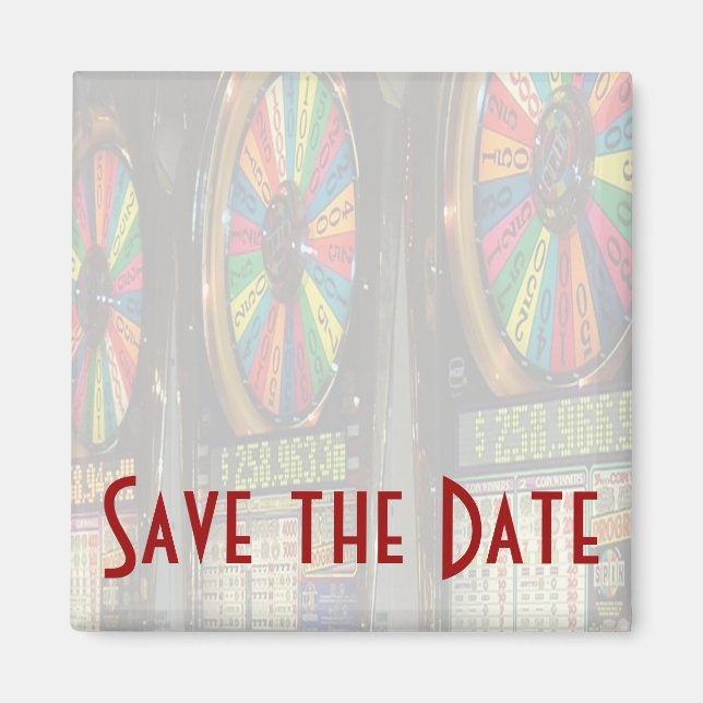 Las Vegas Save the Date Magnet (Vorne)