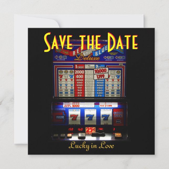 Las Vegas Save the Date Slot Machine (Vorderseite)