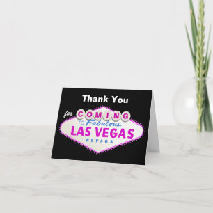Las Vegas Schild Ziel Hochzeit Danke