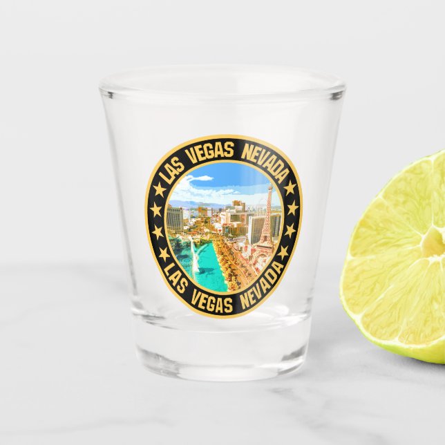 Las vegas schnapsglas (Vorderseite)