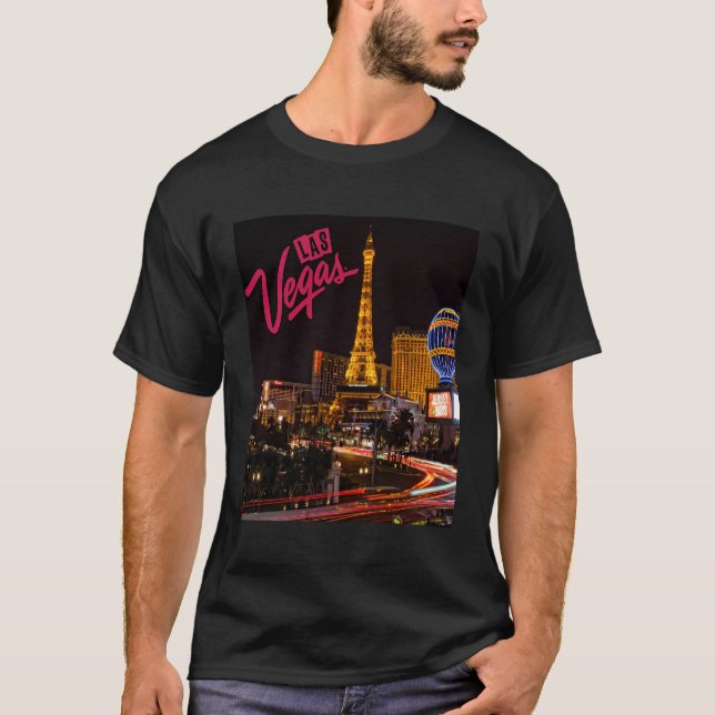 Las Vegas Shirt Vegas Strip Night Life (Vorderseite)