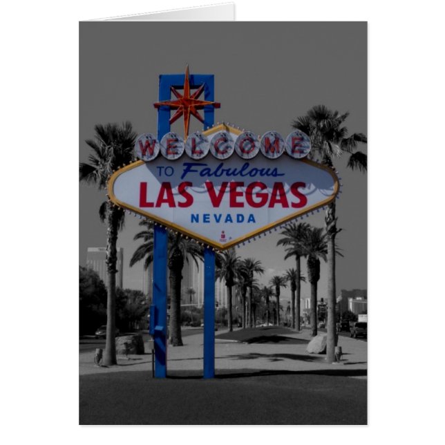 Las Vegas Sign Card (Vorne)