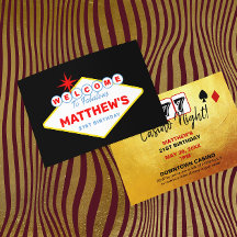 Las Vegas Sign Casino Party