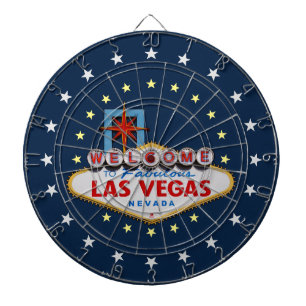 Las Vegas Sign Dartscheibe