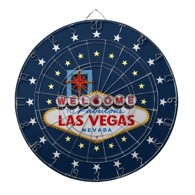 Las Vegas Sign Dartscheibe (vorne)