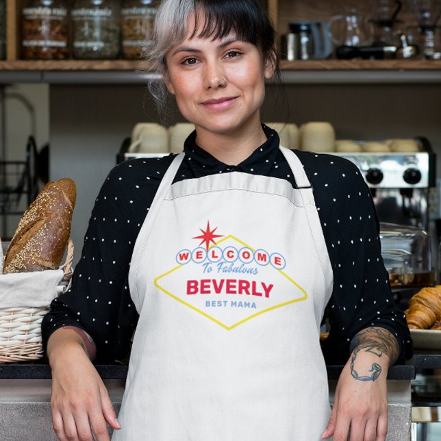 Las Vegas Sign Funny Schürze (Von Creator hochgeladen)