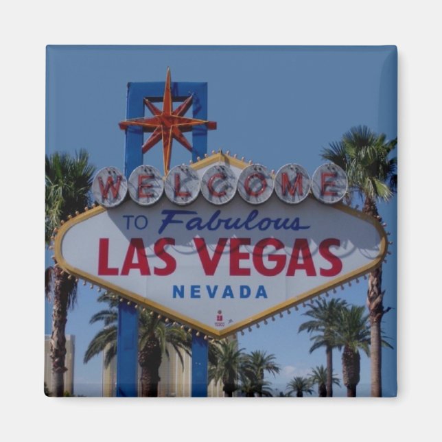 Las Vegas Sign Magnet (Vorne)