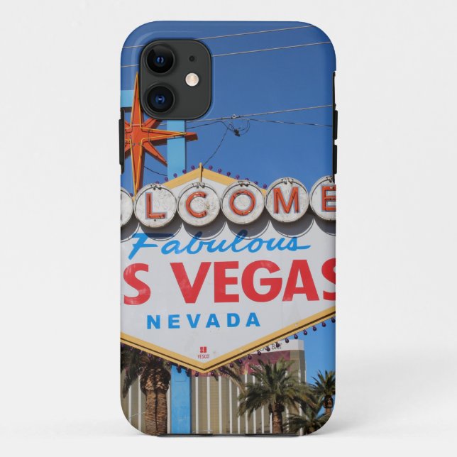 Las Vegas Sign Nevada Casino Sehenswürdigkeit Case-Mate iPhone Hülle (Rückseite)