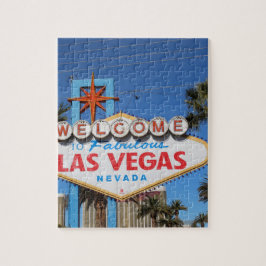 Las Vegas Sign Nevada Casino Sehenswürdigkeit Puzzle