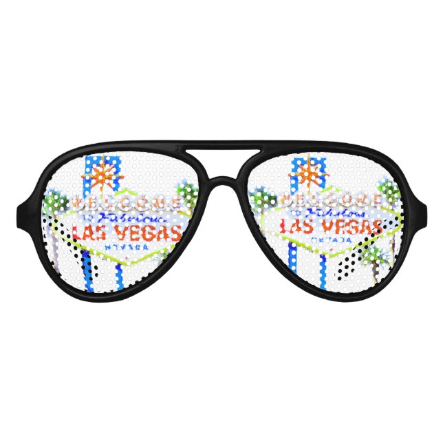 Las Vegas Sign Partybrille (Vorderseite)