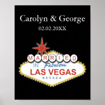 Las vegas signboard poster