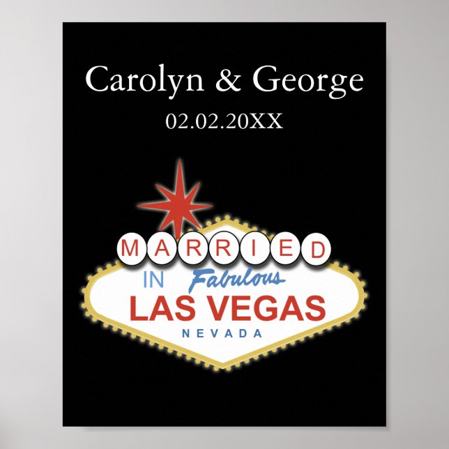 Las vegas signboard poster (Vorne)