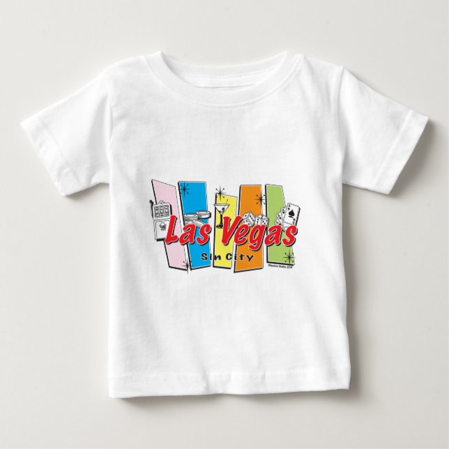 Las-Vegas-Sin-City Baby T-shirt (Vorderseite)