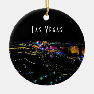 Las Vegas Skyline Keramik Ornament