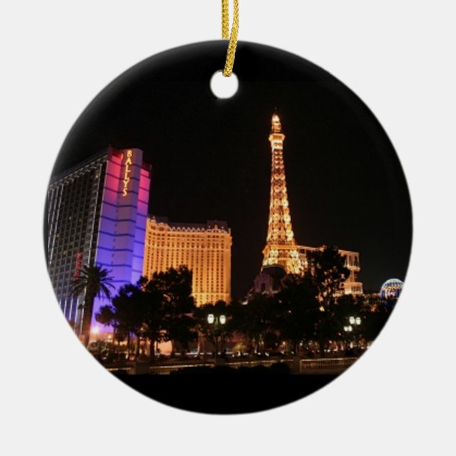Las Vegas Skyline Keramikornament (Vorne)
