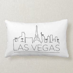 Las Vegas Skyline Lendenkissen