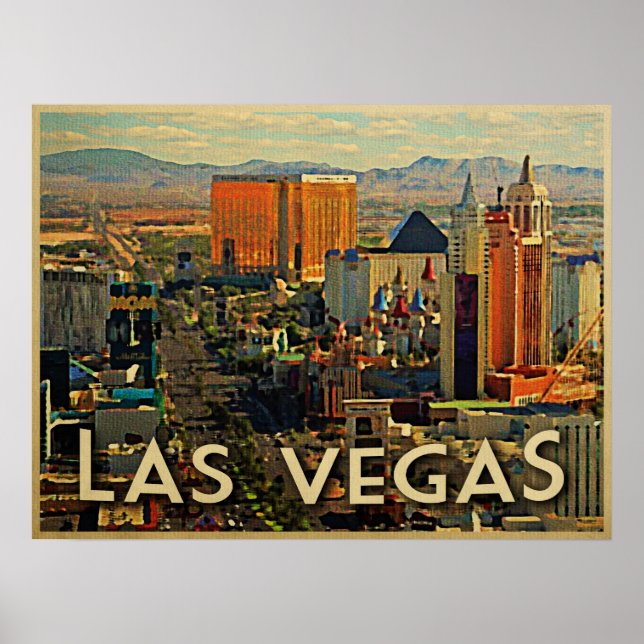 Las Vegas Skyline Poster (Vorne)