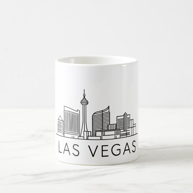 Las Vegas Skyline - Stadtbild Kaffeetasse (Mittel)