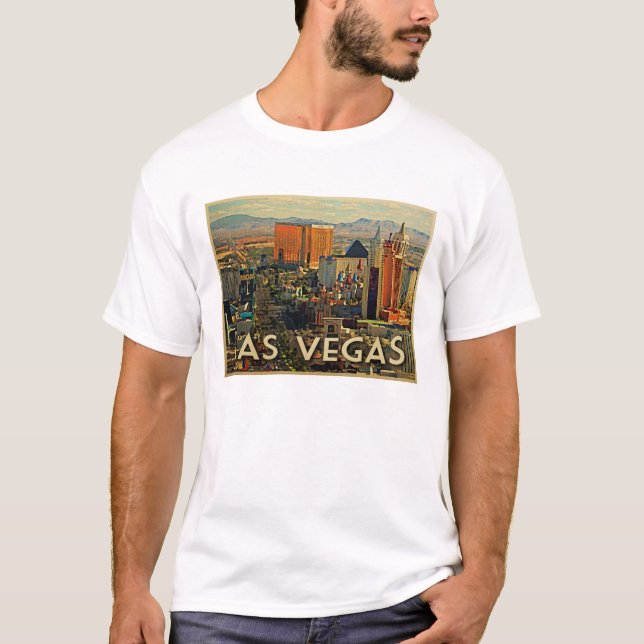 Las Vegas Skyline T-Shirt (Vorderseite)
