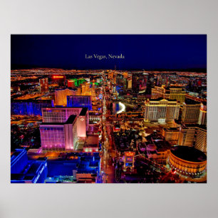 Las Vegas, Skyline von Nevada Poster