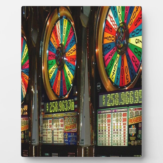 Las Vegas Slot Maschinen Fotoplatte (Vorderseite)