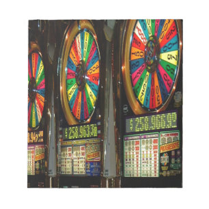 Las Vegas Slot Maschinen Notizblock