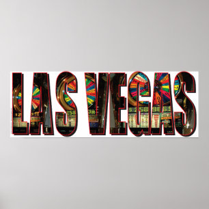 Las-Vegas-Slotmaschinen Poster
