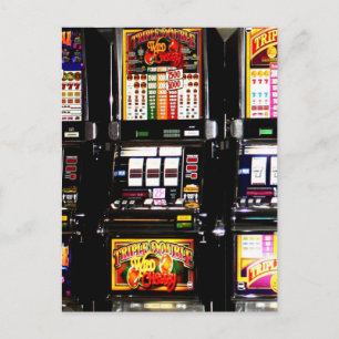 Las Vegas Slots Dream Machines Postkarte