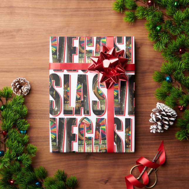 Las Vegas Slots Geschenkpapier (Feiertagsgeschenk)