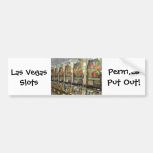 Las Vegas Slots/ Pennys aussetzen Autoaufkleber