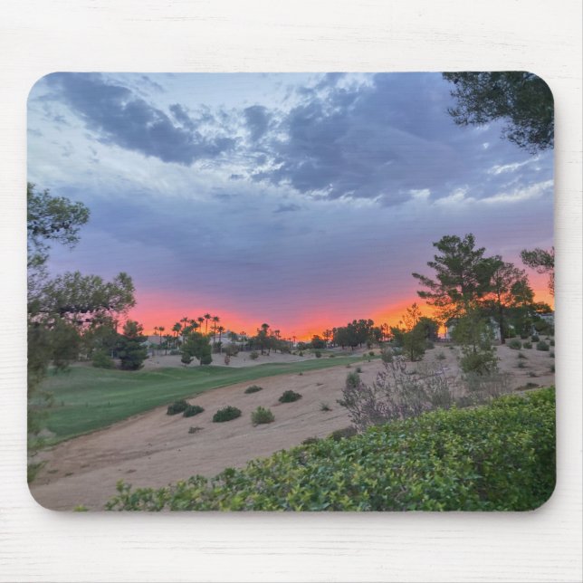Las Vegas Sonnenaufgang über dem Golfplatz in der  Mousepad (Vorne)