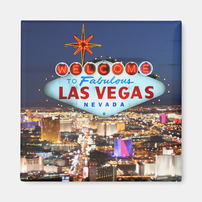 Las Vegas Souvenir Magnet (Vorne)