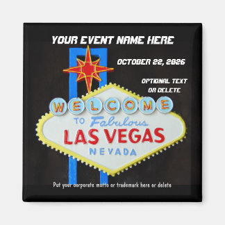 Las Vegas Special Event Memento Magnet