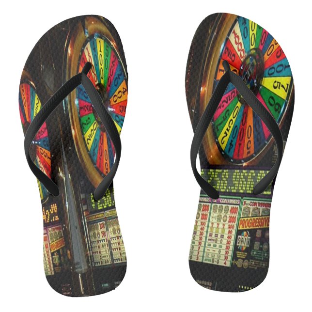 Las Vegas-Spielautomaten Flip Flops (Fußbett)