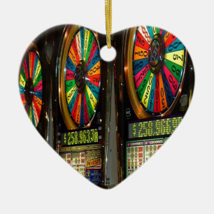 Las Vegas-Spielautomaten Keramikornament