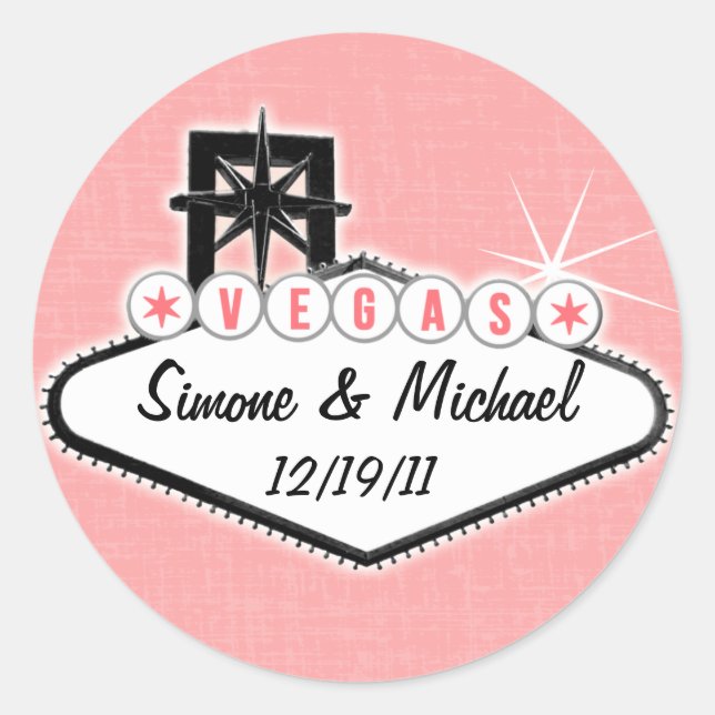 Las Vegas Sticker (Vorderseite)