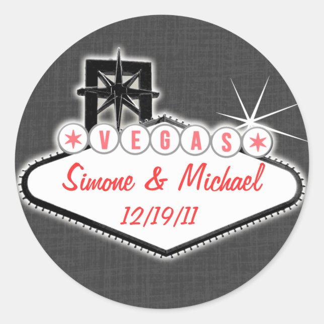 Las Vegas Sticker (Vorderseite)