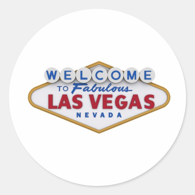 Las Vegas sticker and decal (Vorderseite)