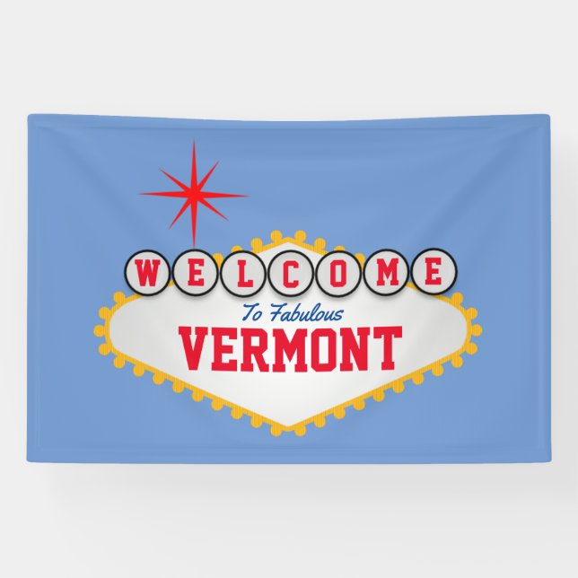 Las Vegas Stil Willkommen zu fabelhaften Ihren Tex Banner (Horizontal)