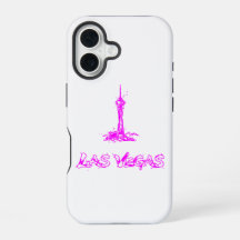 Las Vegas Stratosphere Neon Pink Skizze iPhone