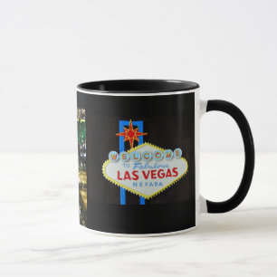 Las Vegas-Streifen und Zeichen-Andenken Tasse