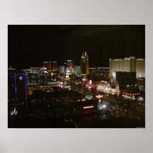 Las Vegas Strip 2003 Poster Print
