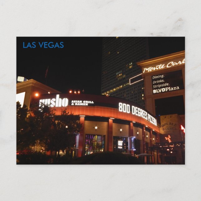 LAS VEGAS STRIP #2 POSTKARTE (Vorderseite)