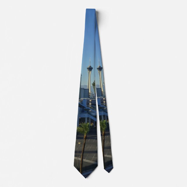 Las Vegas Strip Ahead Neck Krawatte (Vorderseite)