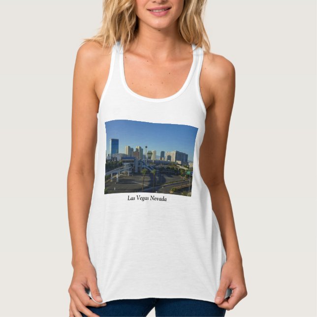Las Vegas Strip Ahead Tank Top (Vorderseite)