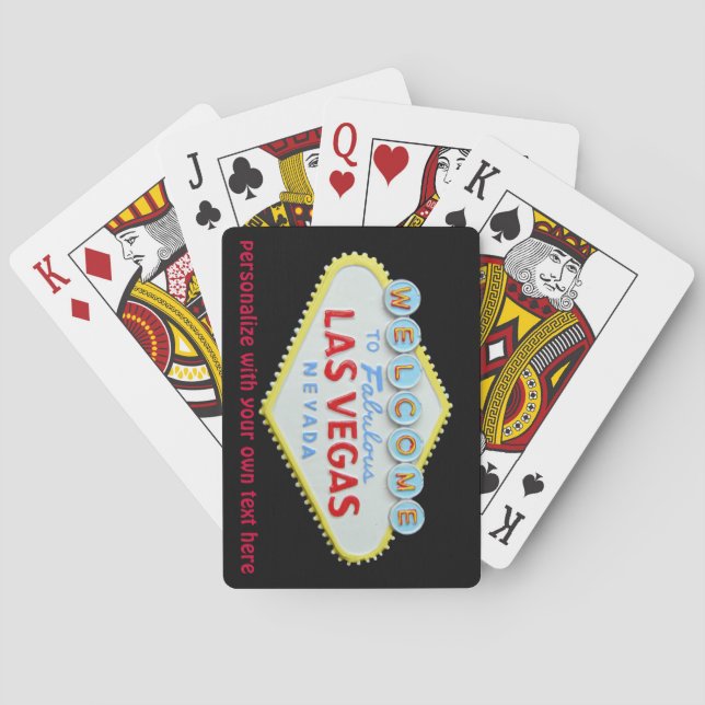 Las Vegas Strip Begrüßungskarten Spielkarten (Rückseite)