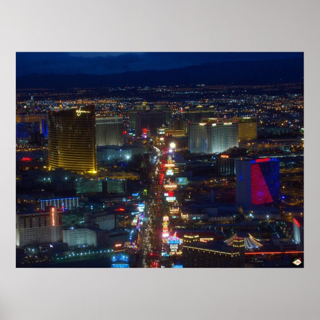 Las Vegas Strip Foto Poster Print (Vorne)